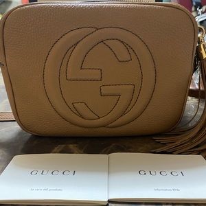 Authentic Gucci Soho Disco Bag- Tan-Preloved!